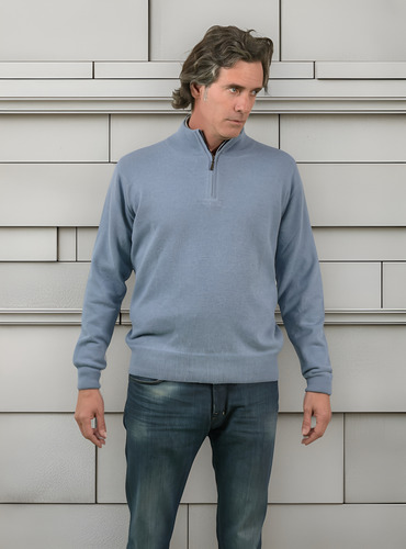 Cuello Polo Con Cierre De Bremer - Sweaters Del Sur Srl