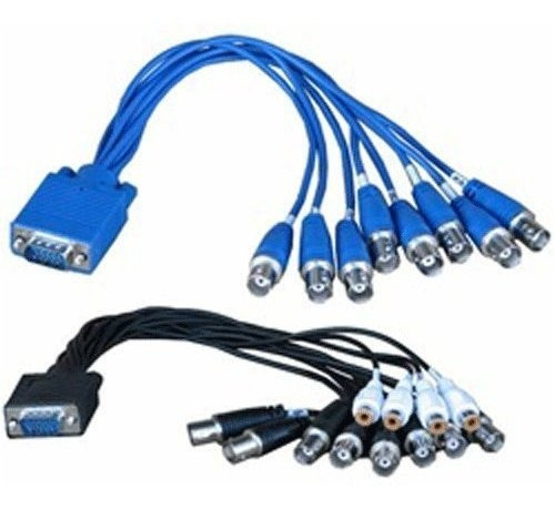 Cables Vga, Video - Videosecu Par De Vga 15pin Macho A 8 Bnc