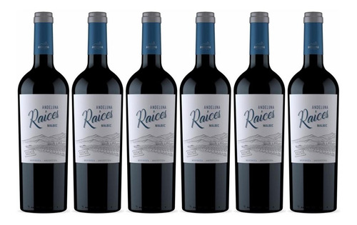 Vino Andeluna Raices Malbec 750 Ml Tinto Caja X6 Oferta