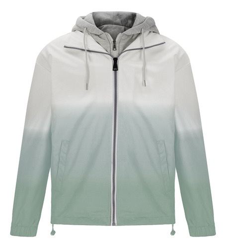 Chaqueta R Para Hombre Con Bolsillo De Doble Cara, Casual, H