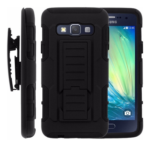 Funda Uso Rudo Compatible Con Samsung Protector Case Clip