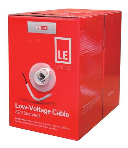 Bobina Cable 305m 22 Awg, 2 Conductores P/control De Acceso