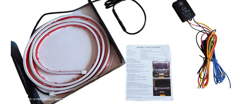 Tira Led Drl Dinámica P/cofre Flexible Con Direccional