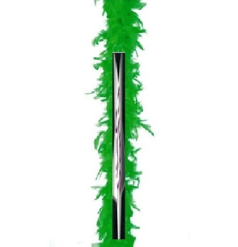 25 Boas Estolas De Plumas Verde 35g Carnaval Fiestas Eventos