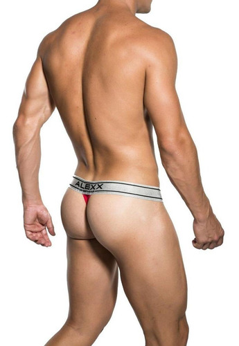 Imagen 3 de 4 de Ropa Interior Hombre Brasilera Thong Sensuality Alexx