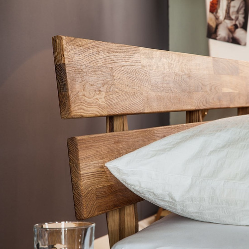 Imagen 2 de 4 de Cama Doble De Madera Maciza 100% Flormorado Ref: Maciza41