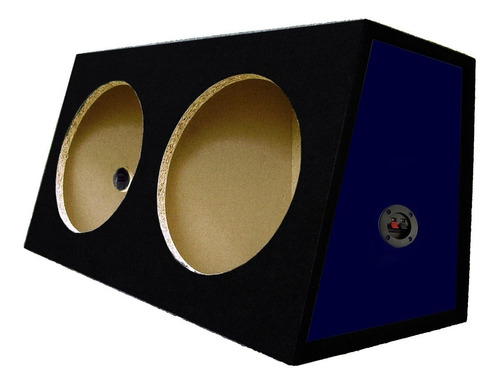 Caja Doble Subwoofer 12 Pulgadas Alfombrada