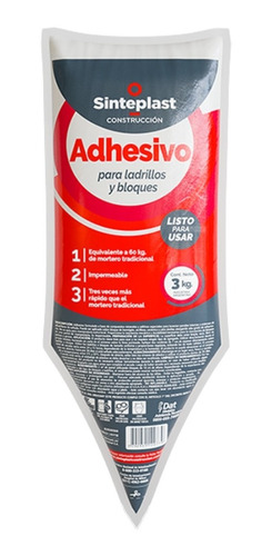 Adhesivo Sinteplast Pegamento Acrílico Ladrillos Bloques 3kg