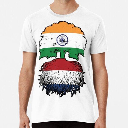 Remera Países Bajos Holandés India India Roots Bandera Algod