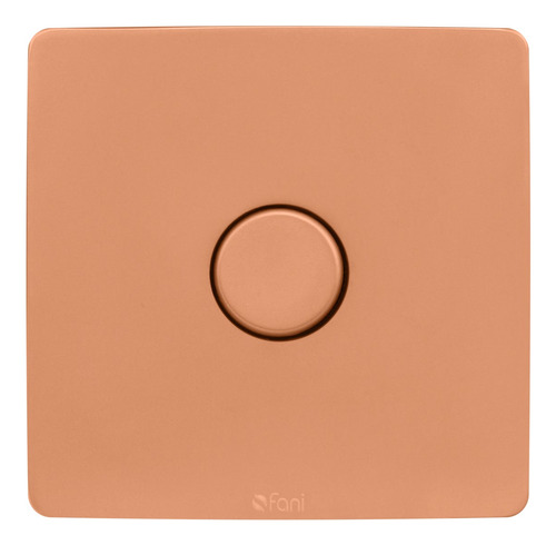 Acabamento Válvula Descarga Slim Plus Rose Gold Fani
