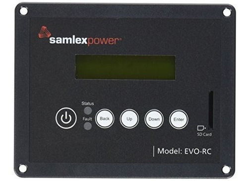 Samlex Solar Evorc Mando A Distancia Para Evolution Serie In