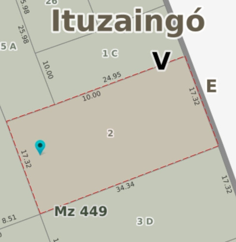 Lote En Venta En Ituzaingo Norte