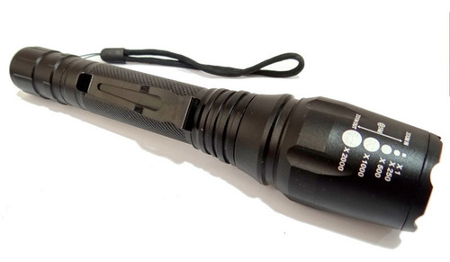Lanterna Tática Led Recarregável Ultra Forte Militar 2x Bat