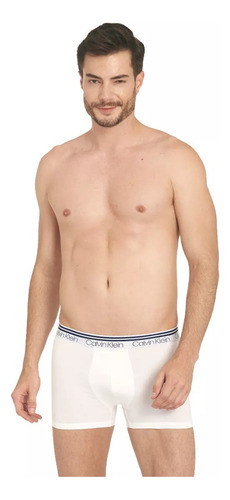 Boxer Calvin Klein Trunk Blanco Pack 3