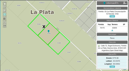 Campo De 19,75 Has. En Zona Nucleo Horticola.
