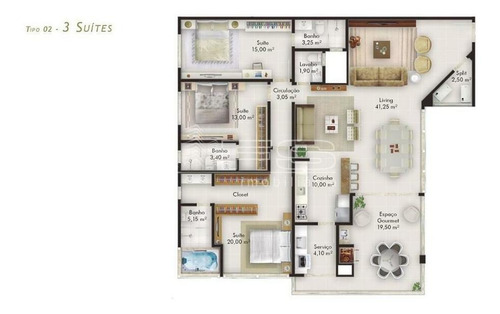 Imagem 10 de 14 de Garden Square Residence 4 Suites Itapema - 3959