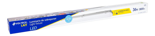 Luminario De Spobreponer Voltec 120cm 36  W 3800lm