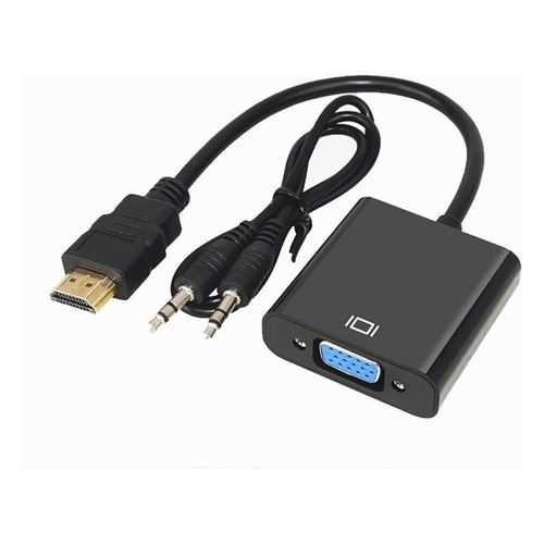 Hdmi A Vga Cable Con Audio Adaptador Convertidor Monitor