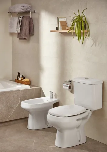 Inodoro Con Mochila Bidet Roca Monaco Ba o Completo