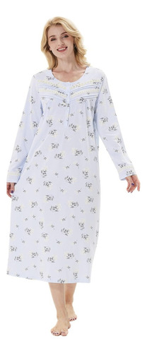 Camison Dormir Manga Larga Pijama Maternal