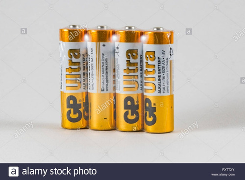 Baterias Alcalinas Gp Doble A 1.5v (cuatro Piezas)
