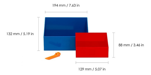 Imagen 6 de 6 de Lego Brick Scooper Separador Y 2 Palas Para Juntar Neutral