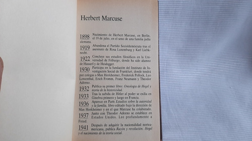 Imagen 2 de 5 de Eros Y Civilización Herbert Marcuse Sarpe