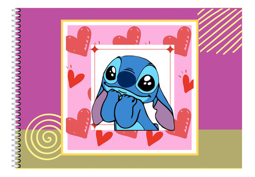 Livro De Colorir E Pintar Do Lilo E Stitch Tipo Bobbie Goods