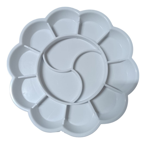 10pcs De Godete Plástico 10 Cavidades Forma De Flor Paleta