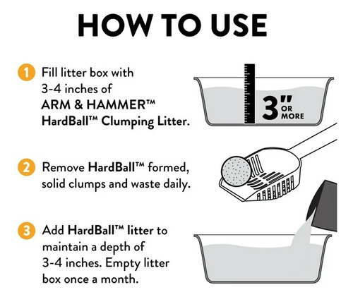 Arm & Hammer Hardball Arena Aglutinante Ligera 10.5 Lbs.