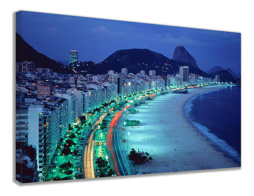 Quadro Rio De Janeiro Paisagem Sala Quarto Moderno Casal Hal