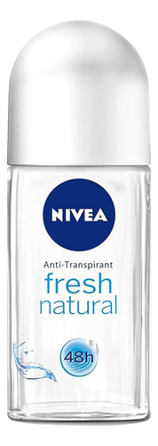 Nivea Fresh Natural Desodorante Roll-on Pack De 3 X 50 Ml