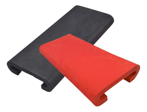 2 Piezas Eva Dragon Boat Boat Almohadilla Remo De Rojo Negro