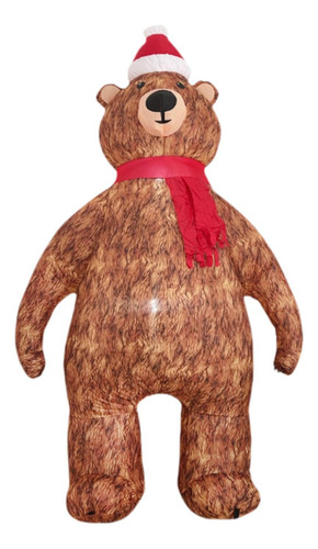Juguete Inflable Navideño De 210 Cm, Decoración Para
