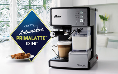 Cafetera Oster Primalatte 6601 Automática Plata Capuchinera