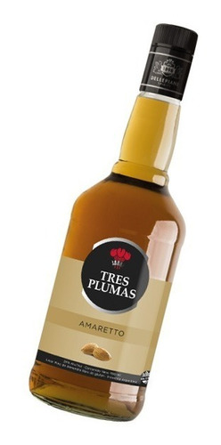 Licor Amaretto Tres Plumas X 6 U. X 700ml Hot Sale!