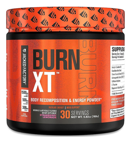 Jacked Factory Burn-xt En Polvo Para Hombres Y Mujeres - Mej