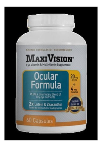Fórmula Ocular Maxivision - Areds2 - Vitaminas Para Ojos Y