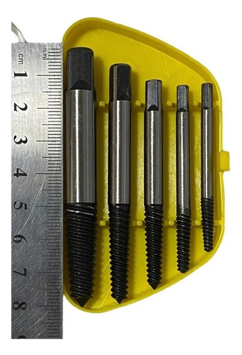 Juego Set 5pcs Extractor De Pernos Tornillos Colas Chancho