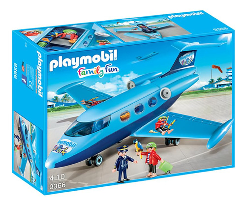 Playmobil  - Diversión Familiar - Avión Del Parque De Atr.