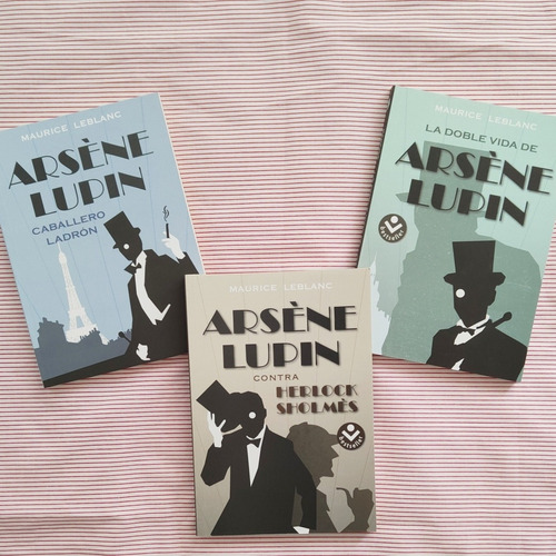 Arsene Lupin Trilogía De Libros - Maurice Leblanc 