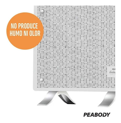 Imagen 4 de 8 de Calefactor eléctrico Peabody PE-VC10 blanco 220V