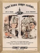 Comprar Fernet Cuadros Posters Carteles Publicidades   P574