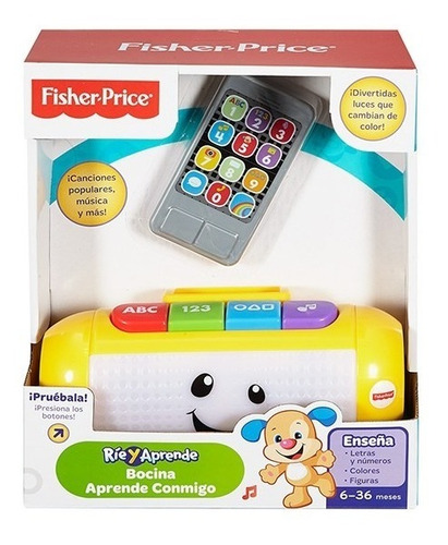 Fisher Price - Bocina Aprende Conmigo Tienda Oficial Dtm49