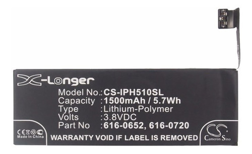 Batería de Li-Polymer Para Apple 616-0652 me349ll/a me341ll/a 616-0728 616-0720 Me34