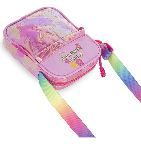Bolsa Niñas Crossbody Cloe Janat Mediano Color Rosa