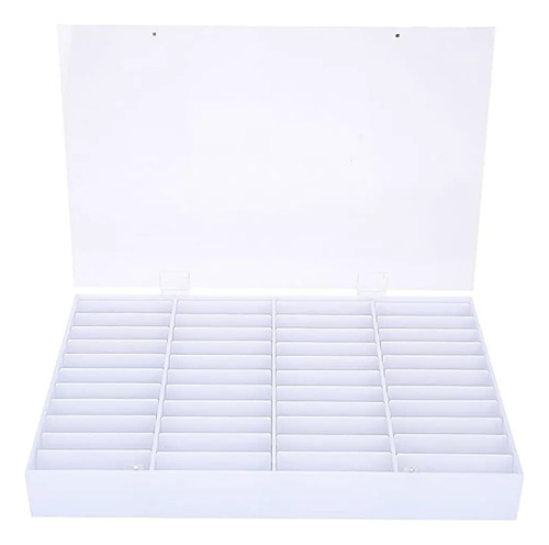 Caja Para Guardar Uñas, Color Blanco