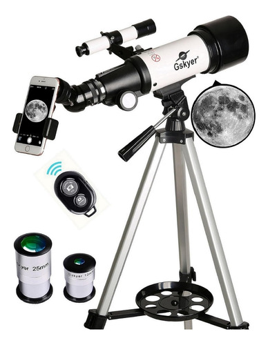 Telescopio Astronomico Gskyer 70mm Con Tripode Y Adaptador C