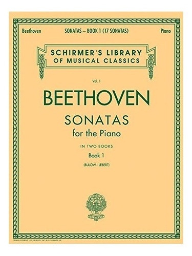 Book : Sonatas - Book 1: Piano Solo (schirmer's Library ...