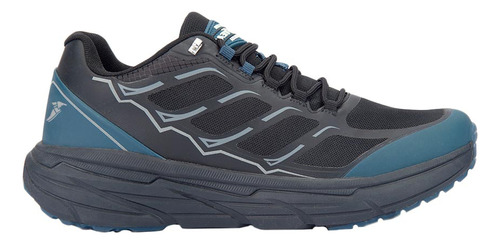 Zapato Choclo Hiker Goodyear 7100 Negro Y Azul Para Hombre